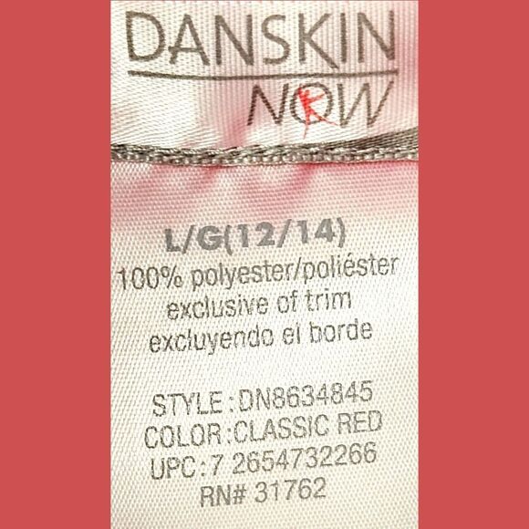 DANSKIN NOW Women's Red Warm Fleece Jacket - Picture 7 of 12